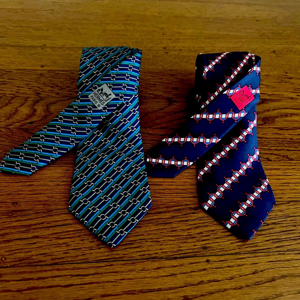 Gorgeous Vintage Hermes Ties!!  Collectibles!